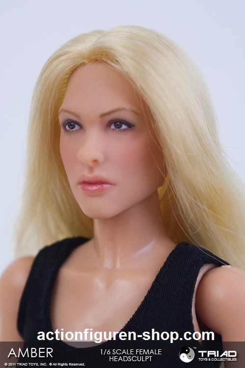 Amber - Blond Hair w/ Brown Eyes