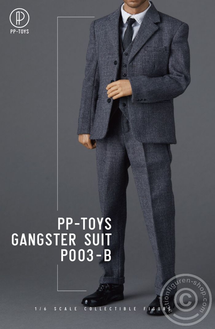 Gangster Suit - Peaky Blinders Set - grey