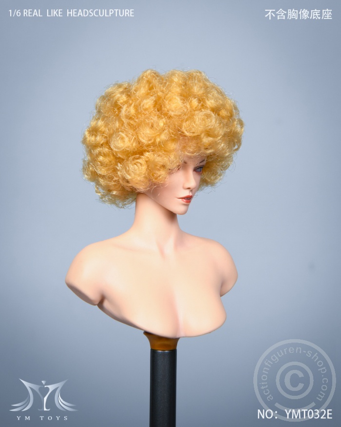 Head w/ blond-afro Hair