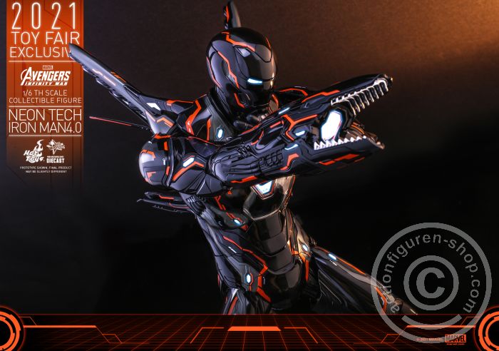 608383-18 Avengers Infinity War - Neon Tech Iron Man 4.0 - Exclusive - MMS597D39