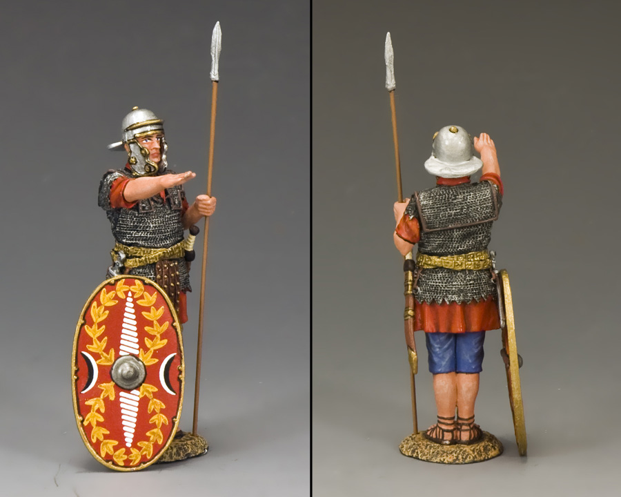 Roman Auxiliary Saluting