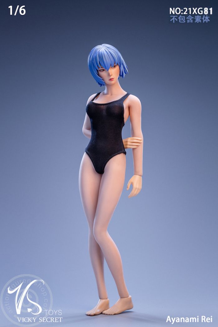 Student Girl - Ayanami Rei - Head & Outfit Set