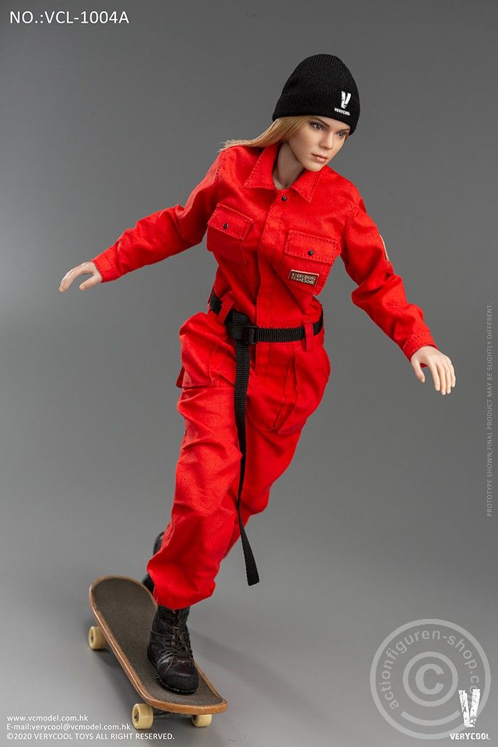 Female Work-Wear - Set - red
