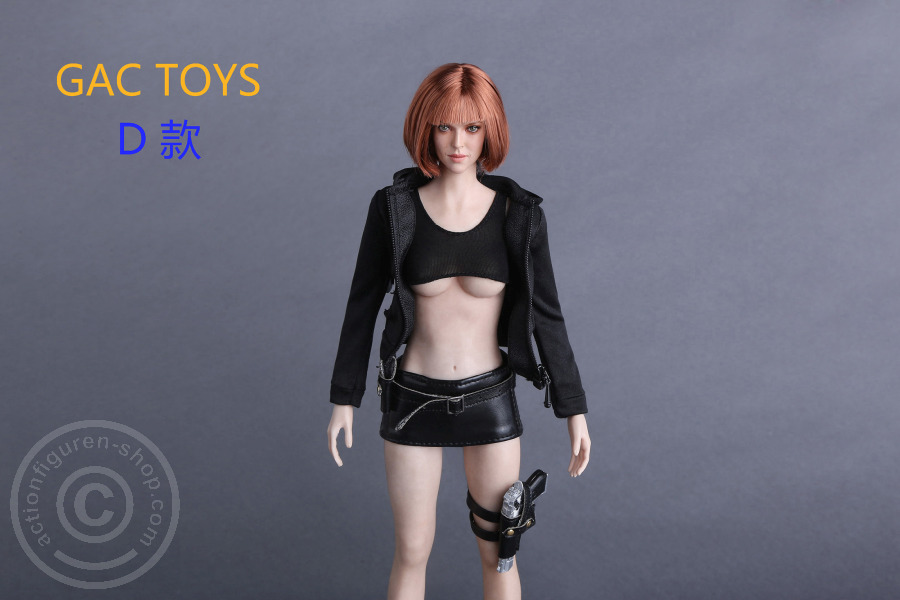 Female Head - red-brown short Hair