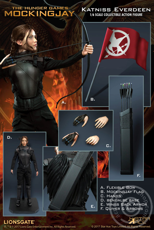 SA035-13 Katniss Everdeen - The Hunger Games: Mockingjay
