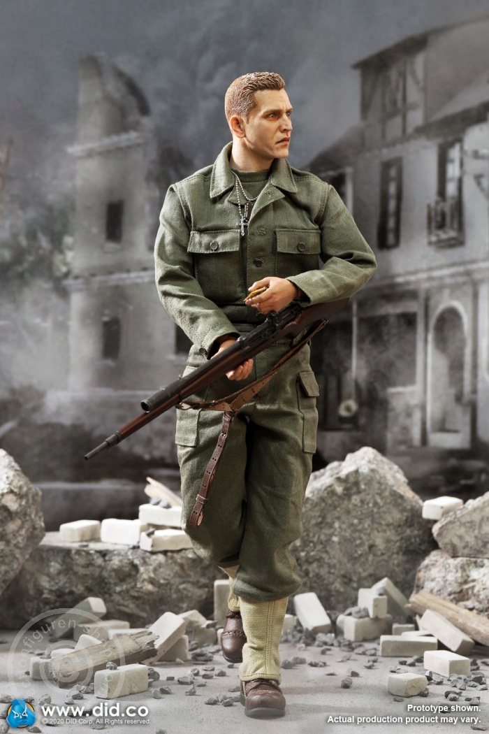 80144-13 Private Jackson - WWII US 2nd Ranger Battalion