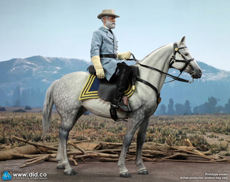 Civil War White War Horse (Standing) - 1/6 scale