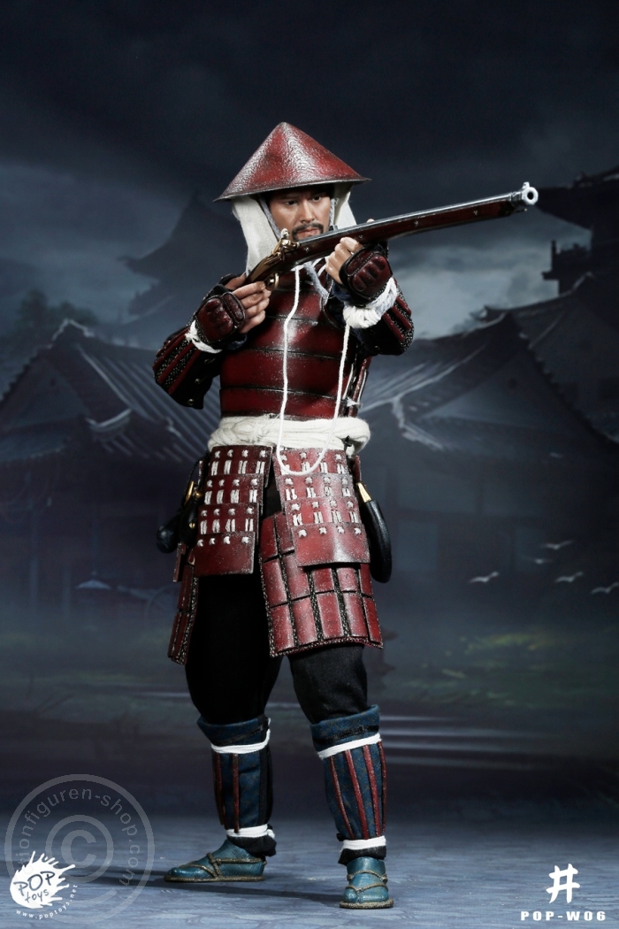 Ashigaru - Spear + Bow + Teppo - 3 Figure Deluxe Set
