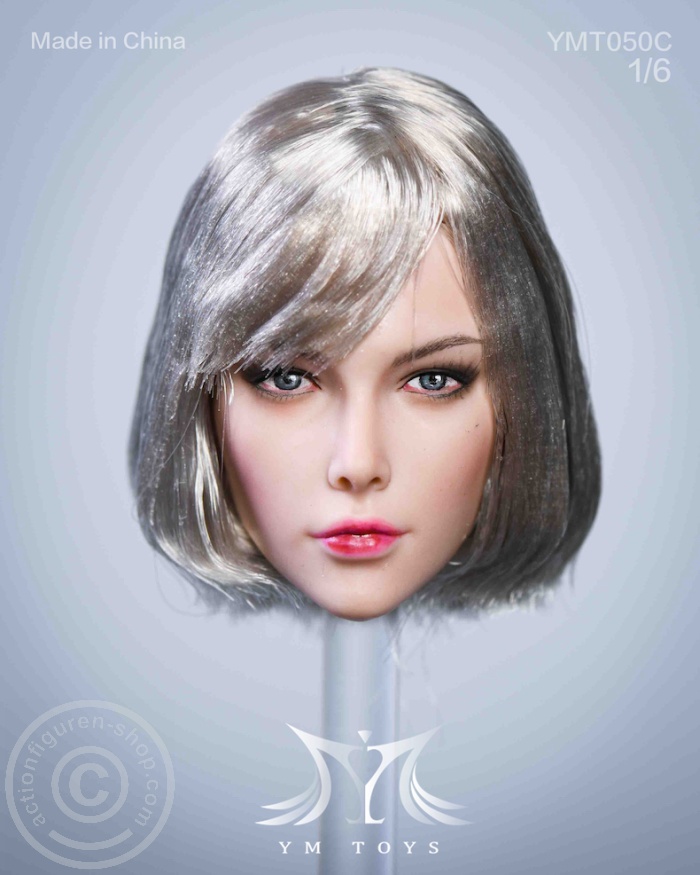 Head - silver short Hair