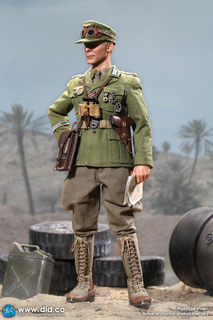 80151-495ZLWHKqdSsub6 Wilhelm - WWII German Africa Korps Infantry Captain