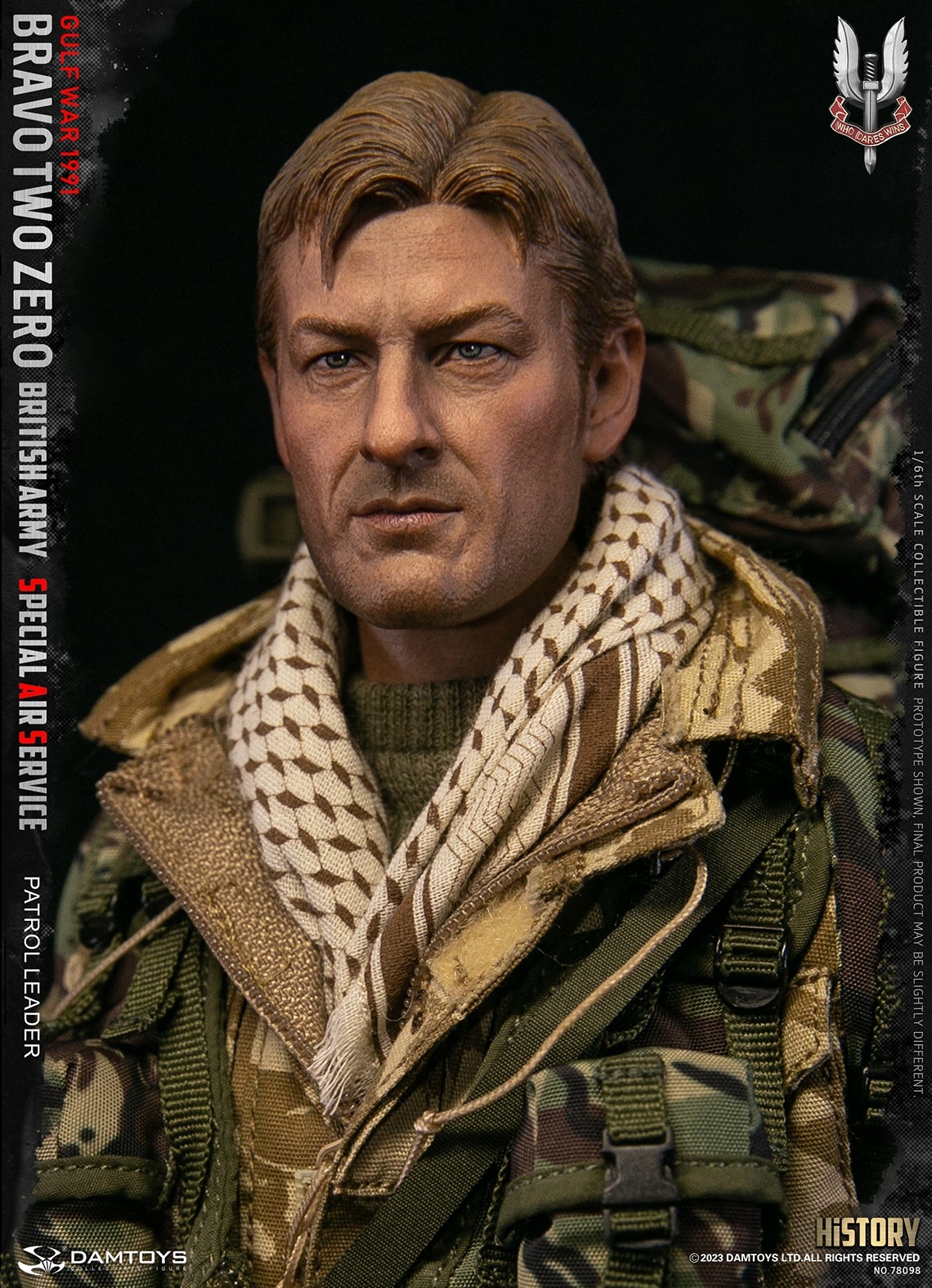 Bravo Two Zero - British Army Special Air Service (SAS) Patrol Leader - Gulf War 1991 - in 1/6 scale Bravo Two Zero - British Army Special Air Service (SAS) Patrol Leader - Gulf War 1991 - in 1/6 scale