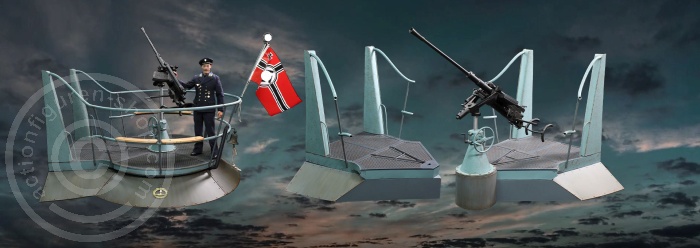 E60059C-10 U-Boat Tower Diorama Set (Version C)