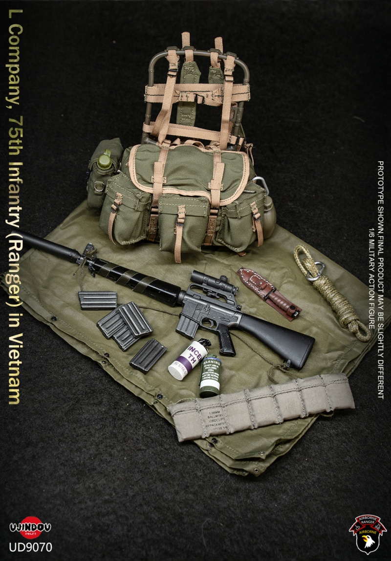 U.S. ARMY L Company - 75th Infantry (Ranger) in Vietnam - in 1/6 scale