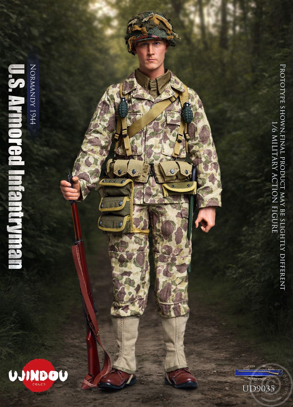WWII U.S. 2nd Armored Division - Infantryman - Normandy 1944 WWII U.S. 2nd Armored Division - Infantryman - Normandy 1944