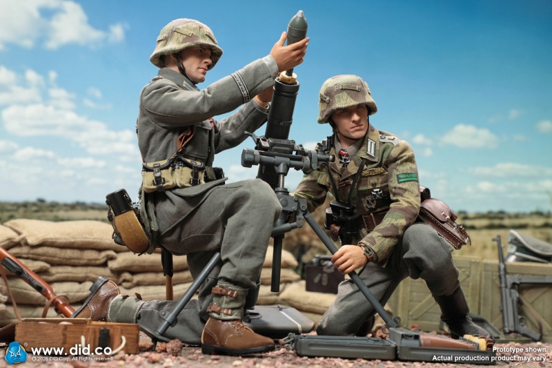 Bruno - WWII German GD Infantry Mortarman - in 1/6 scale