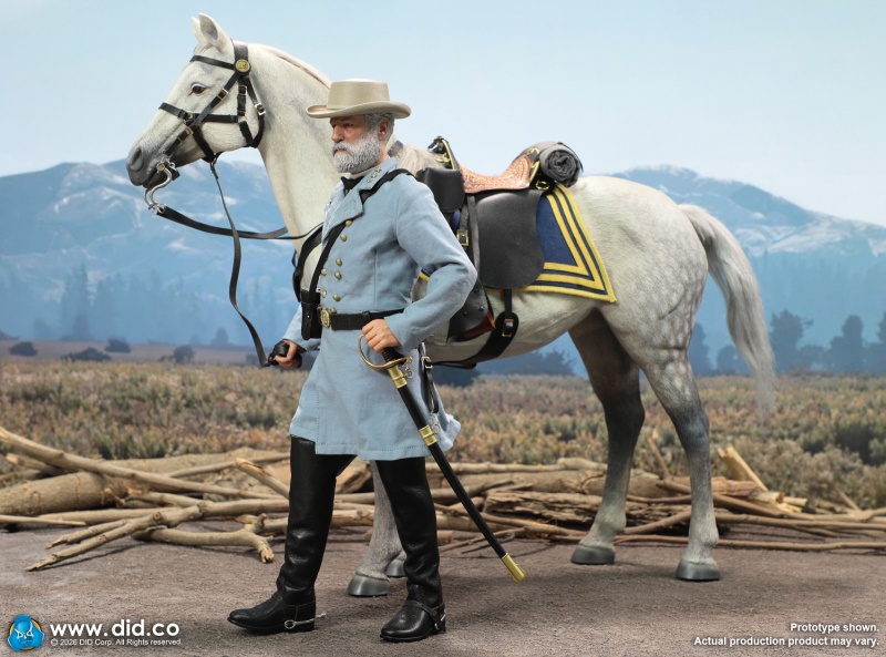 Civil War White War Horse (Standing) - 1/6 scale