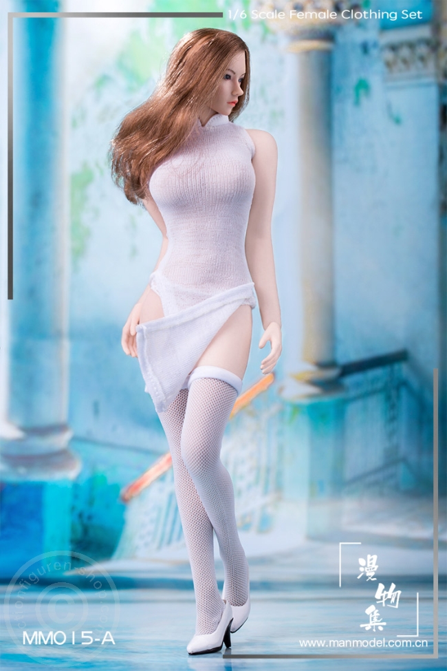 Translucent Cheongsam Dress - A