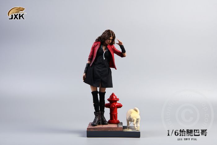 JXK069ABCDEF-04 Pug w/ Leg Lift & Diorama Platform