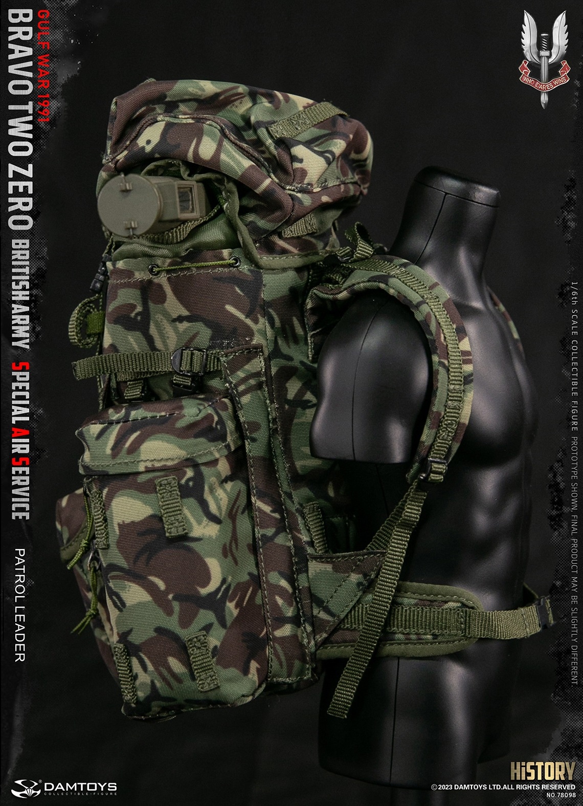 Bravo Two Zero - British Army Special Air Service (SAS) Patrol Leader - Gulf War 1991 - in 1/6 scale Bravo Two Zero - British Army Special Air Service (SAS) Patrol Leader - Gulf War 1991 - in 1/6 scale
