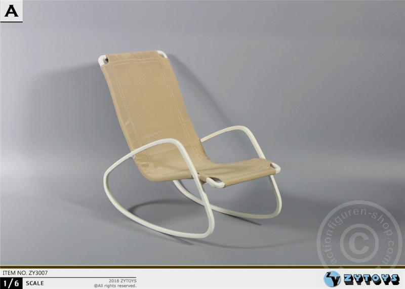 ZY3007A-01 Schaukelstuhl - Deckchair - aus Metall