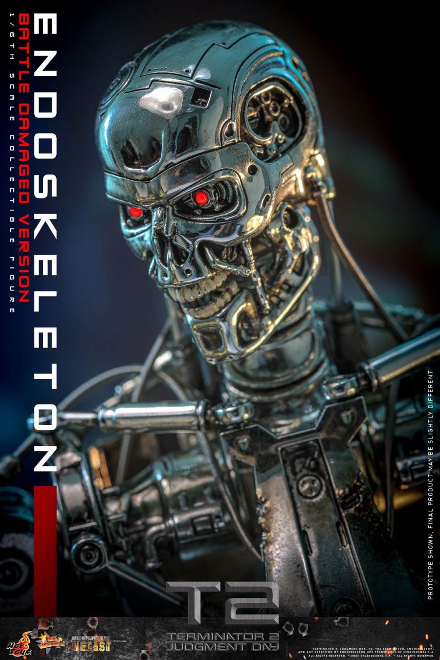 Hot Toys – MMS840D77 - Terminator 2: Judgment Day - 1/6th scale Endoskeleton (Battle Damaged Version) Collectible Figure Hot Toys – MMS840D77 - Terminator 2: Judgment Day - 1/6th scale Endoskeleton (Battle Damaged Version) Collectible Figure