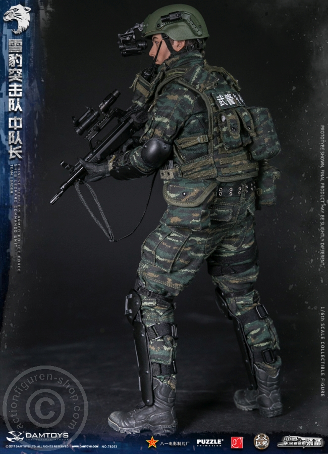 DA78053-10 China People Armed Police Force - Snow Leopard Commando Leader