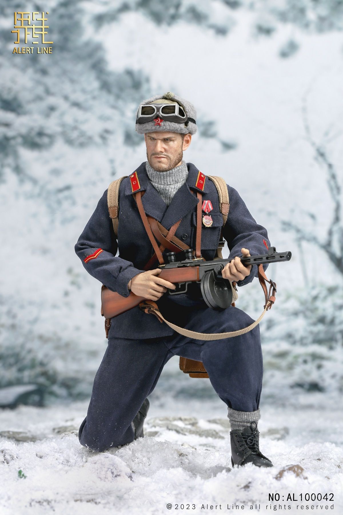 WWII Soviet Mountain Infantry Officer