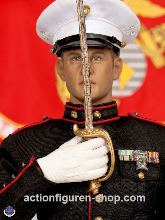 CAL8013-09 U.S. Marine Corps in Parade Uniform w/ M1 Garand