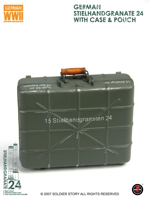 SSt-M24-11 Stielhandgranate 24 mit Packkasten