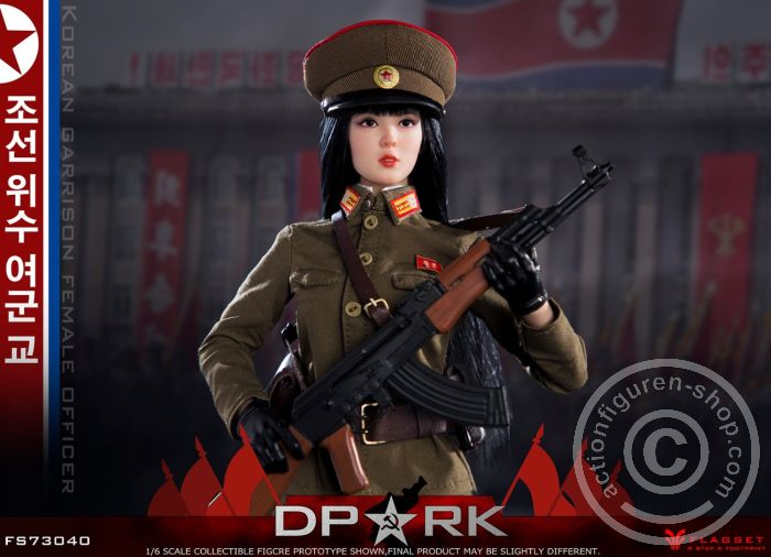 FS73040-23 North Korea - DPRK - Female Soldier