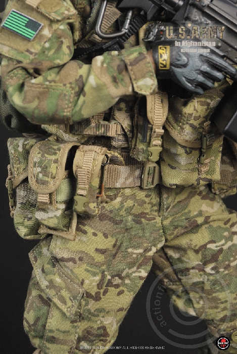 SSt068-29 U.S.Army in Afghanistan M249 SAW Gunner