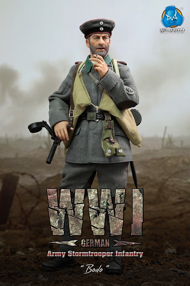 Bodo - WW I German Army Stormtrooper Infantry - in 1/6 scale