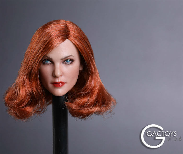 Female Head - red-brown Hair