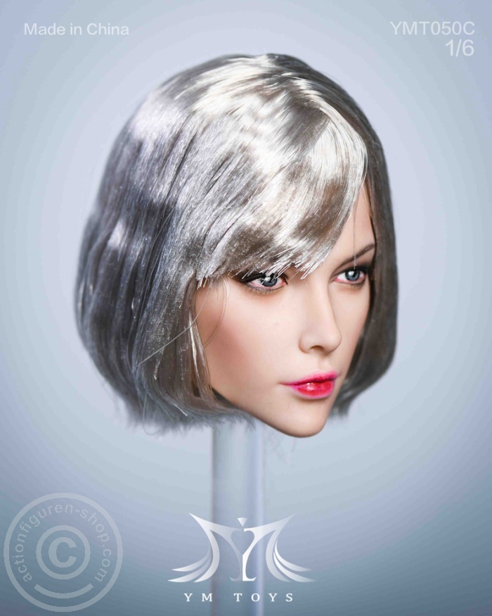 Head - silver short Hair