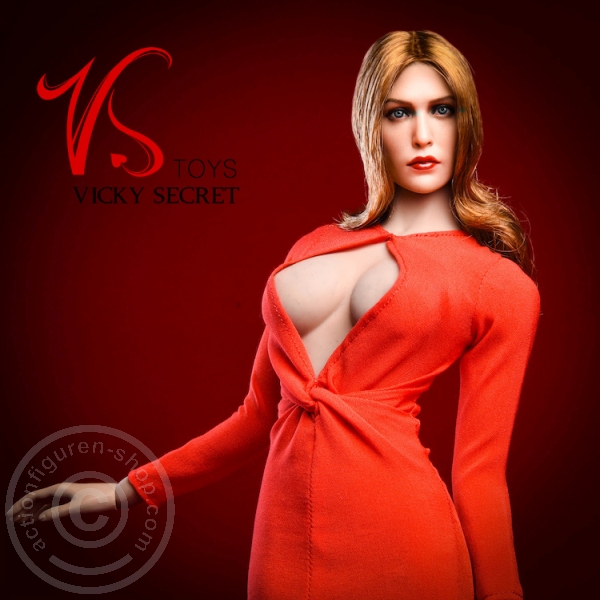 VST18xG31-15 Olsen Evening Dress - red
