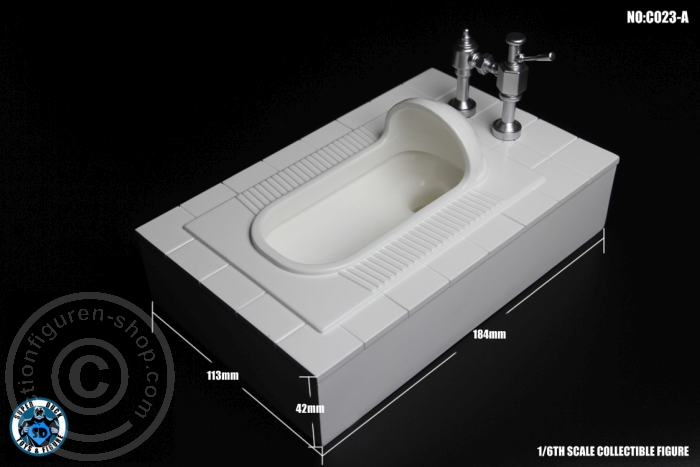 SDC023A-02 Squat Toilet / Hock - Toilette - clean look