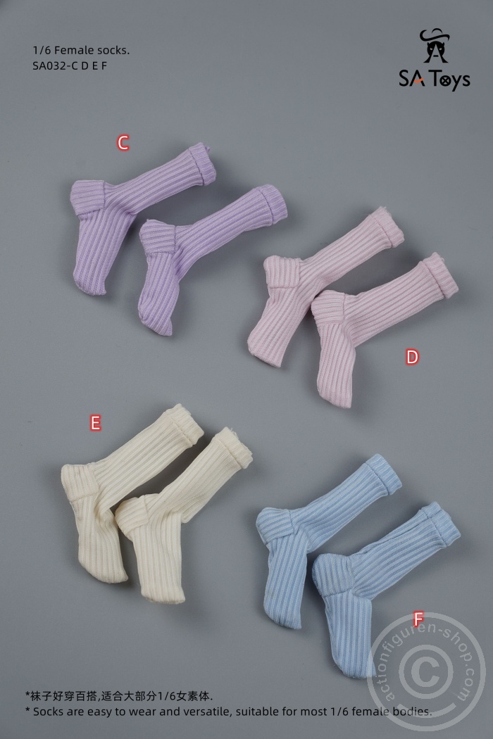 SATSA032-04 Classic Socks - rice white