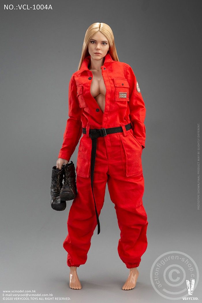 Female Work-Wear - Set - red