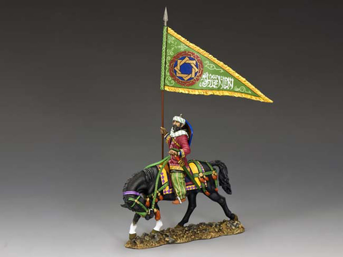 Saracen Flagbearer on Horse