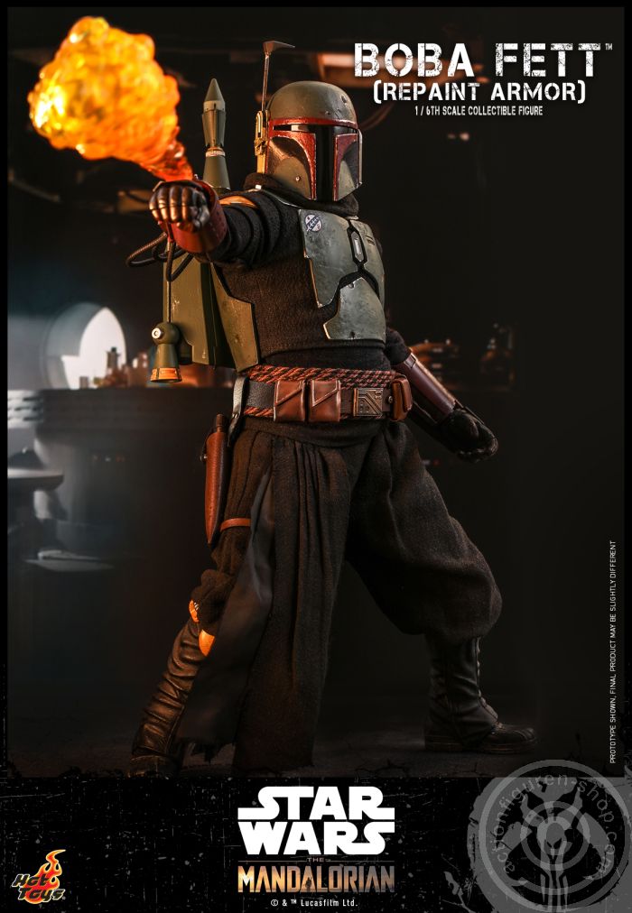Star Wars: The Mandalorian - Boba Fett (Repaint Armor) - TMS055 Star Wars: The Mandalorian - Boba Fett (Repaint Armor) - TMS055