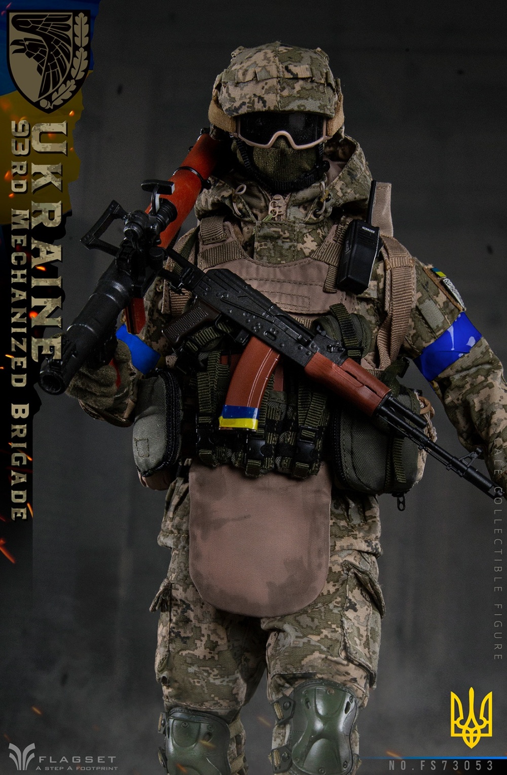 Ukraine Army - 93rd Mechanized Brigade - Anti-Tank Gunner - in 1/6 scale Ukraine Army - 93rd Mechanized Brigade - Anti-Tank Gunner - in 1/6 scale