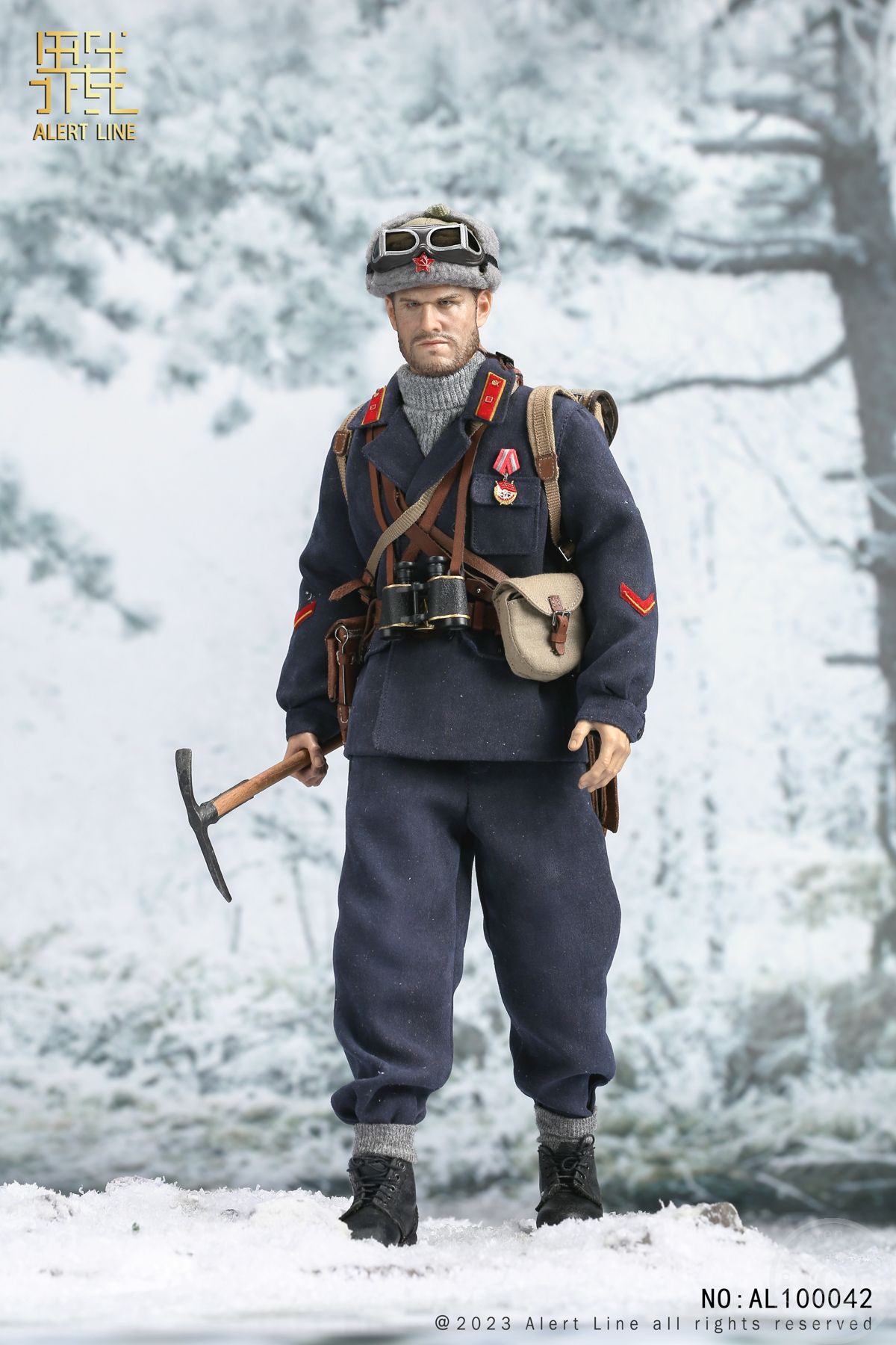 WWII Soviet Mountain Infantry Officer