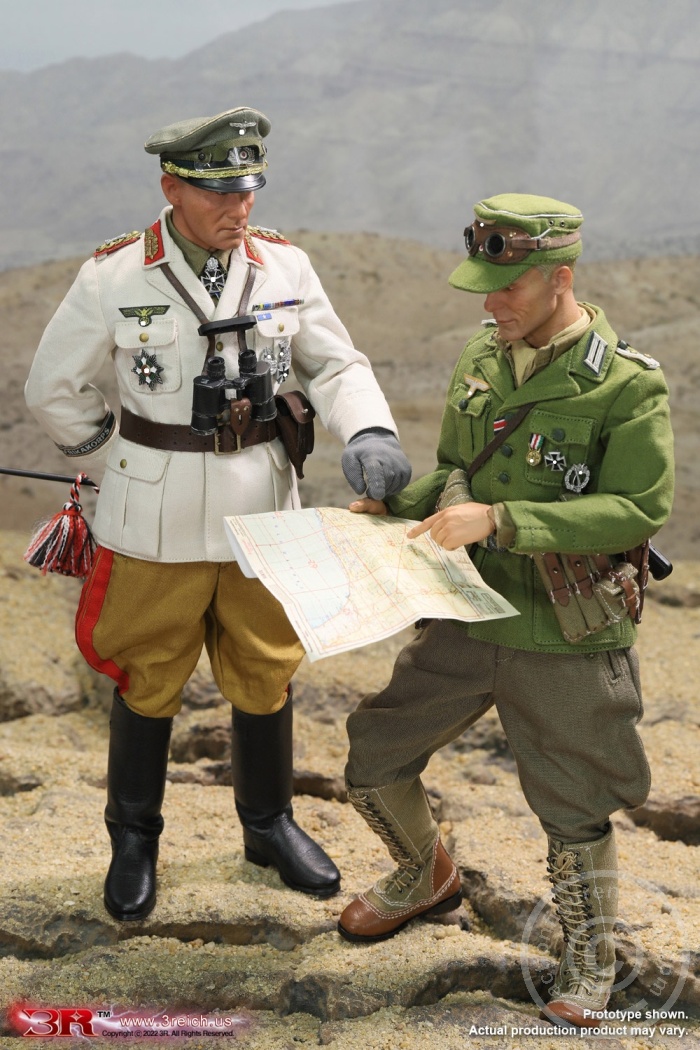 Erwin Rommel - The Desert Fox - Field Marshal of DAK - damaged Box Erwin Rommel - The Desert Fox - Field Marshal of DAK - damaged Box