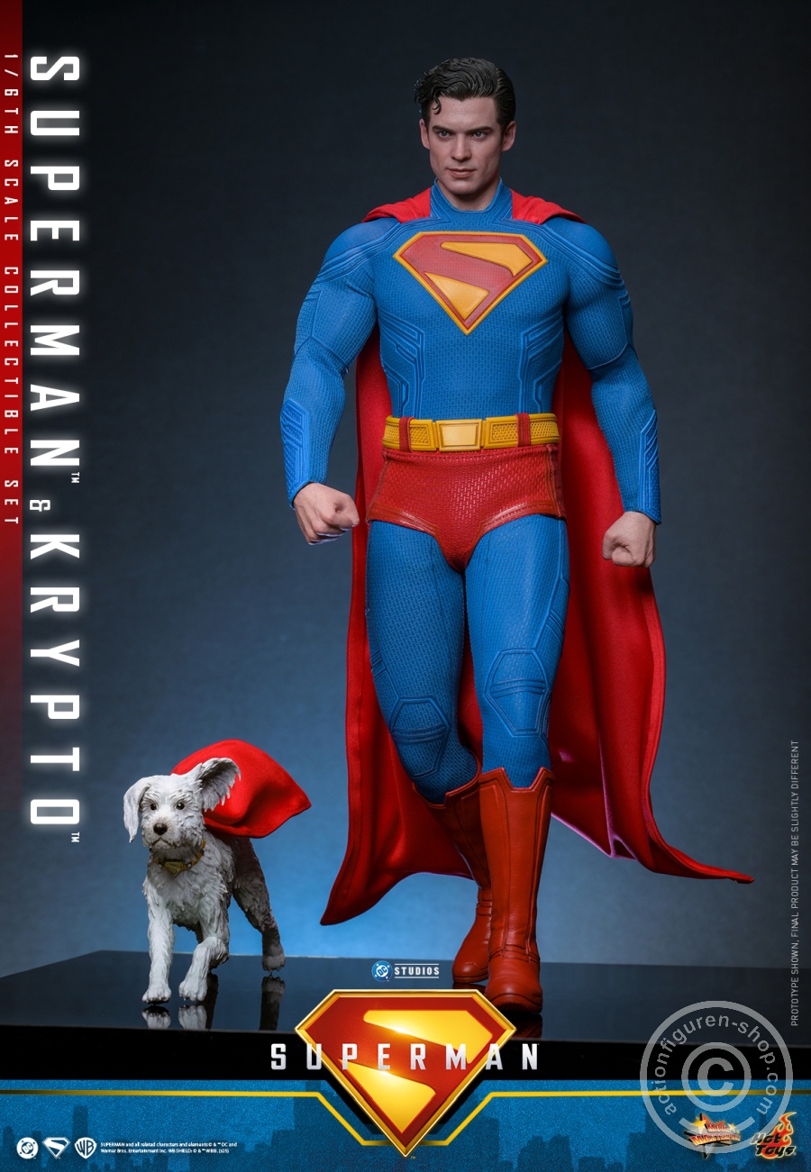 Hot Toys – MMS812 - Superman - 1/6th scale Superman & Krypto Collectible Set Hot Toys – MMS812 - Superman - 1/6th scale Superman & Krypto Collectible Set
