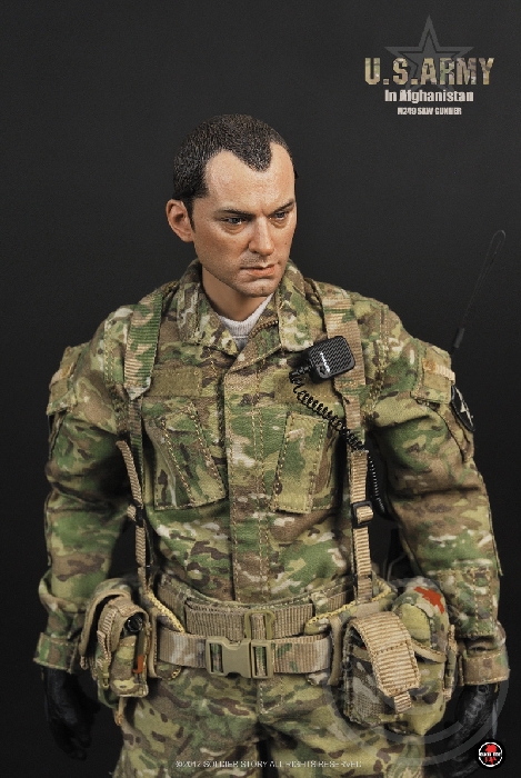 SSt068-37 U.S.Army in Afghanistan M249 SAW Gunner