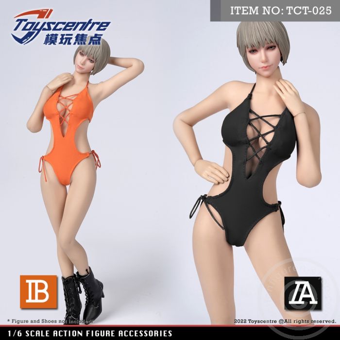 Female Sexy Jumpsuit - orange