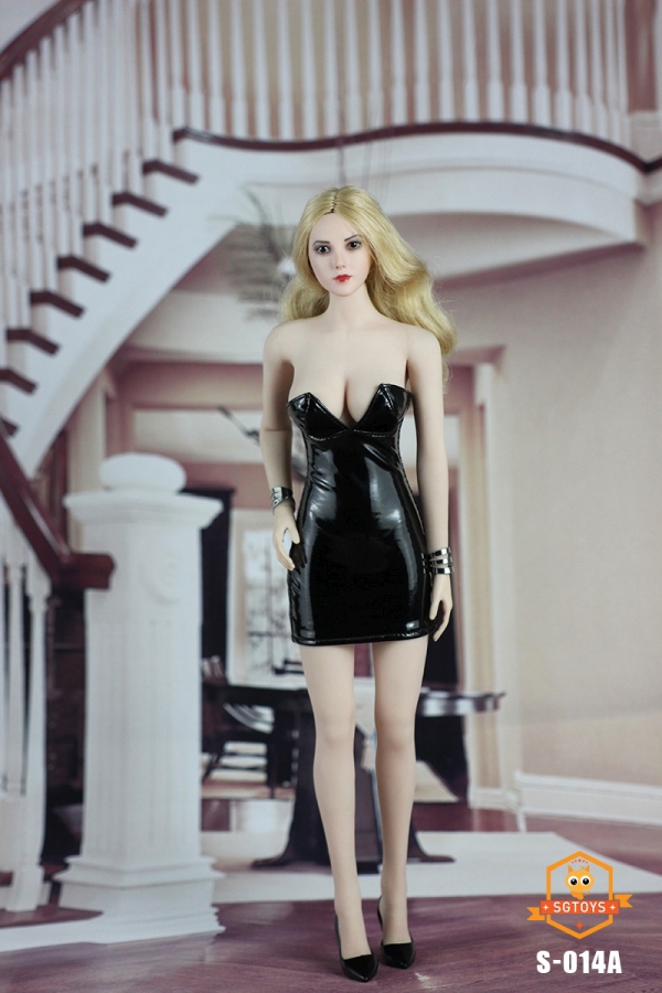 Sexy Lady Paint Skirt Set - black