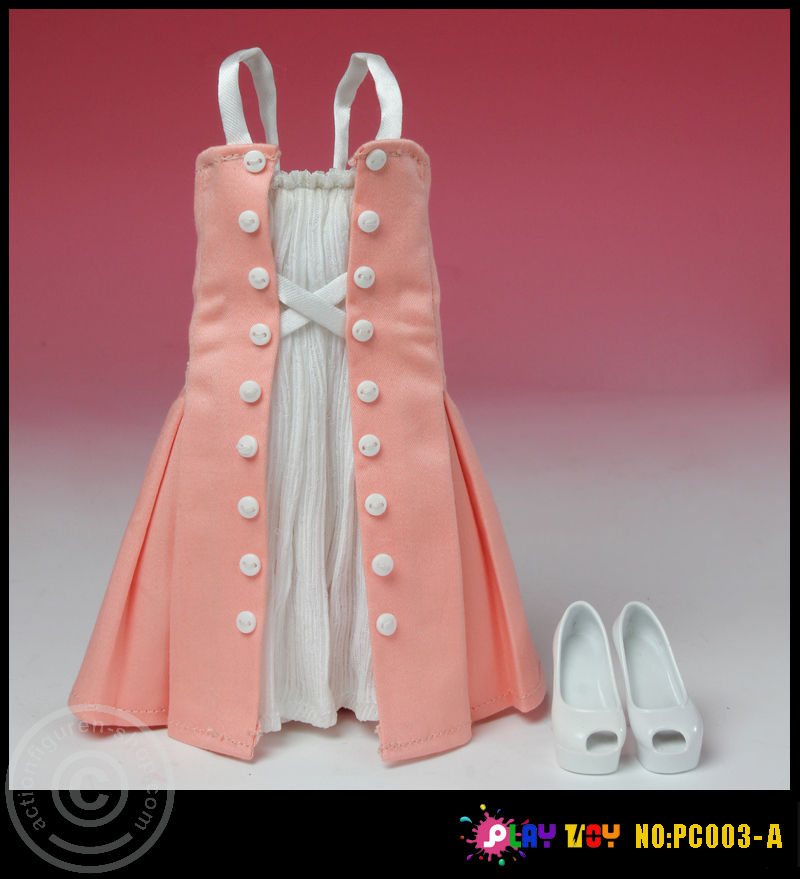 pt-pc003a-04cNwvezTQk2bpZ Kleid mit High Heels - pink/weiß