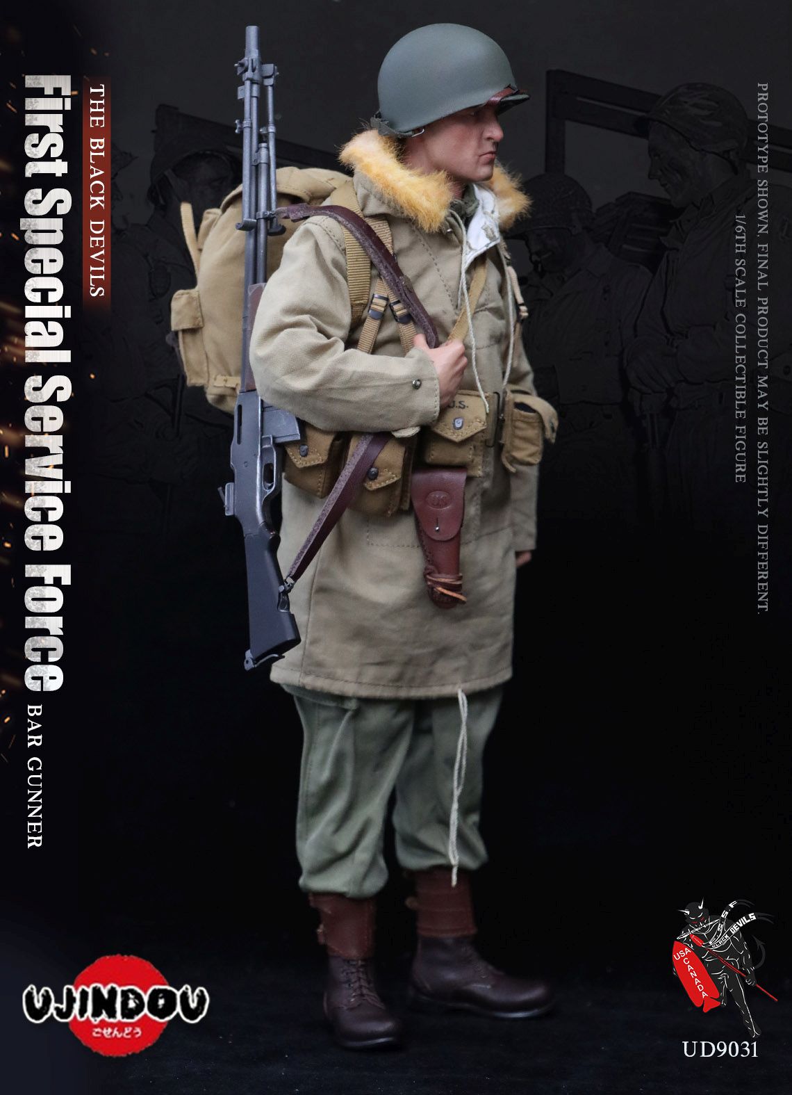 First Special Service Force - BAR Gunner - The Black Devils