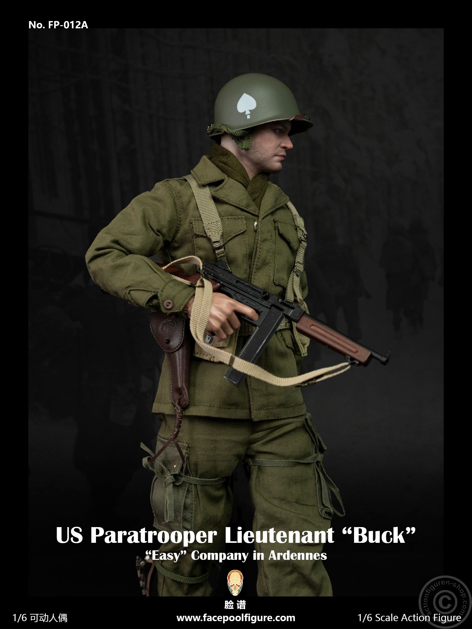 WWII U.S. Paratrooper - Lieutenant Buck - Easy Company - Winter Uniform WWII U.S. Paratrooper - Lieutenant Buck - Easy Company - Winter Uniform